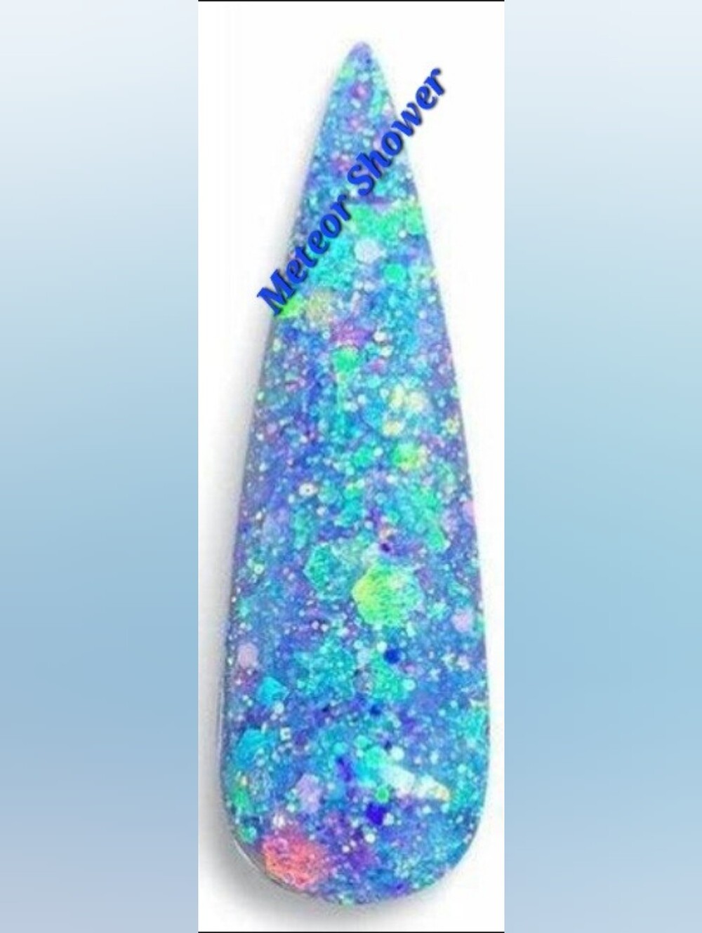 Fairy Glamor Acrylic Nail Dip In Meteor Shower